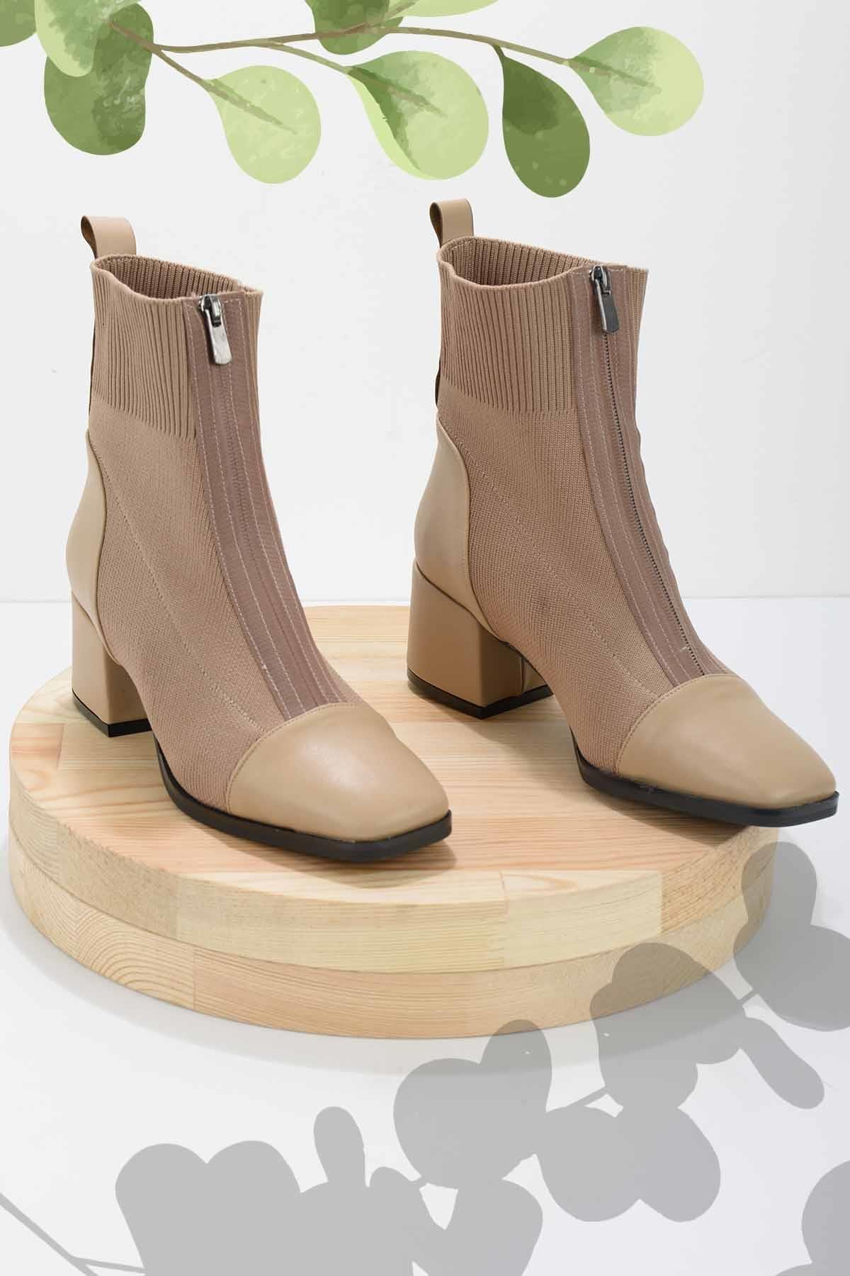 Nude Triko  Kadın Bot & Bootie K02687080082