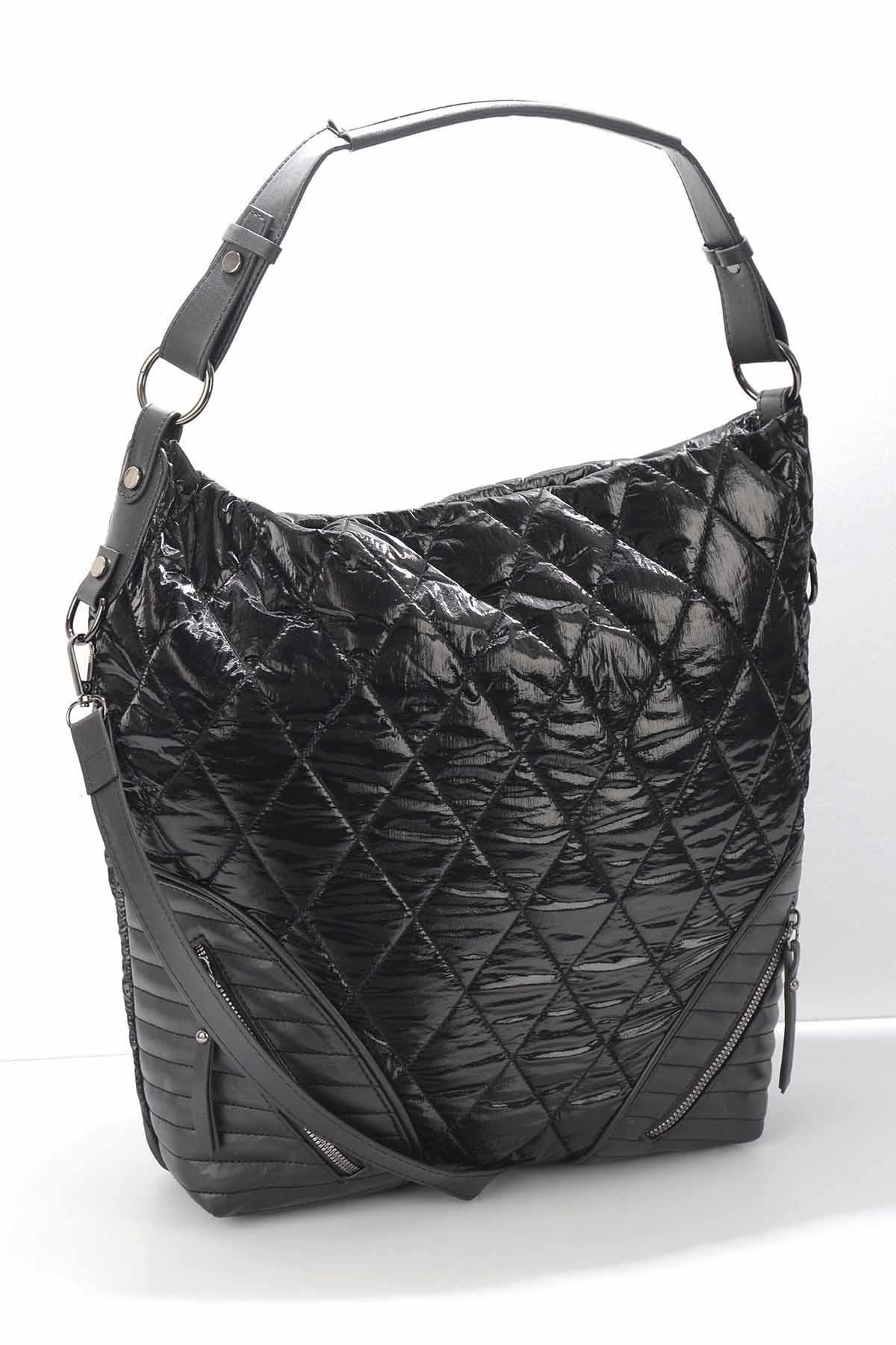 Siyah Anorak  Kadın Postacı Çanta C06960200185