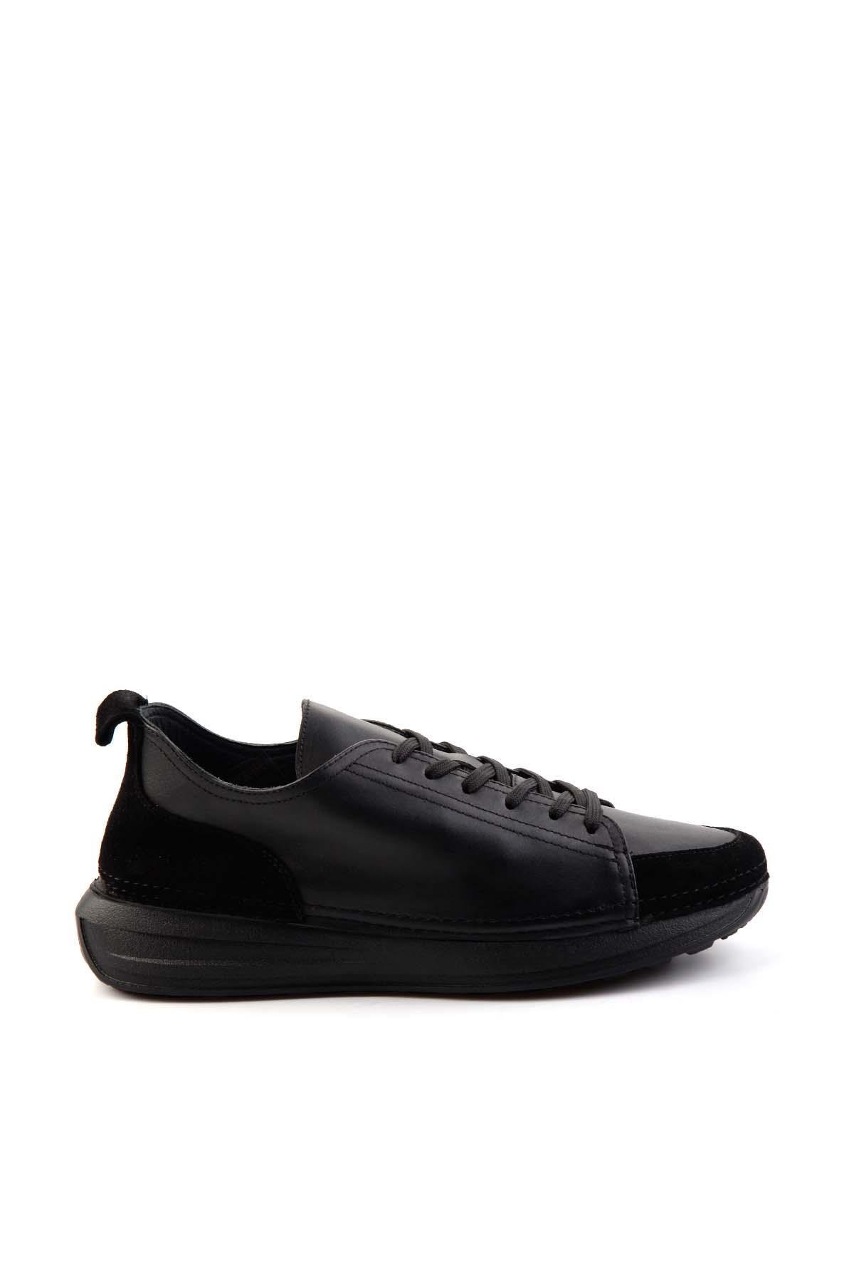 Siyah Leather Erkek Casual Ayakkabı E01863917003