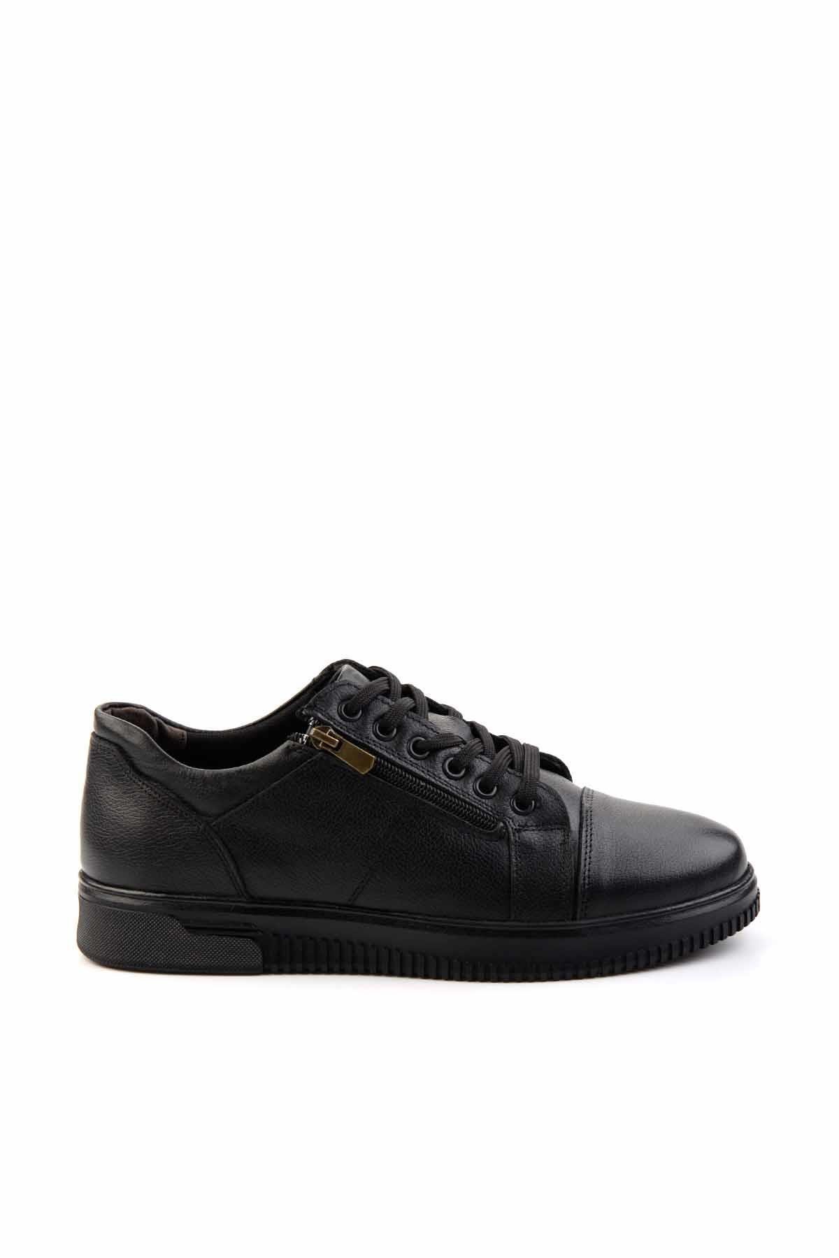 Siyah Leather Erkek Casual Ayakkabı E01398232403