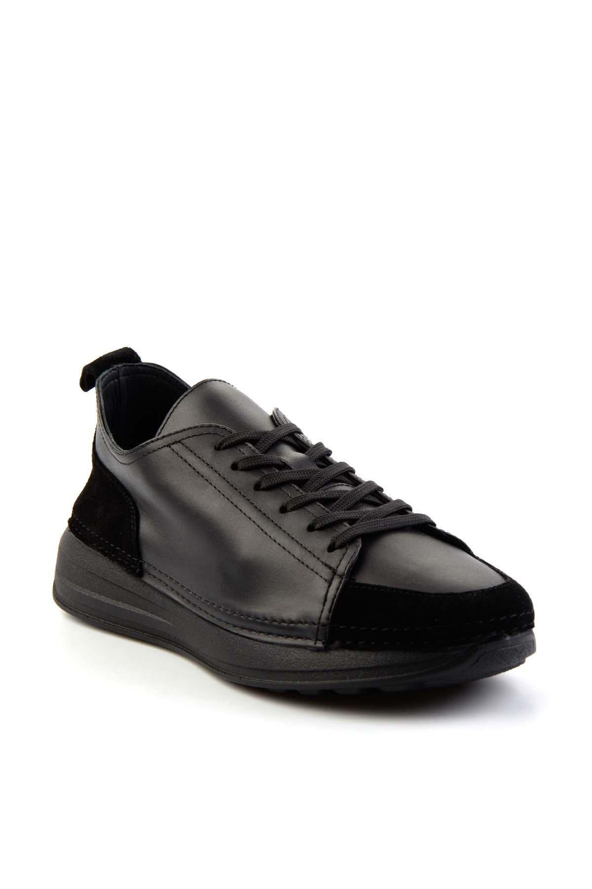 Siyah Leather Erkek Casual Ayakkabı E01863917003