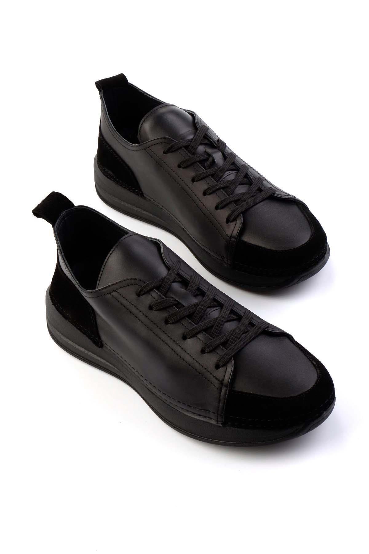 Siyah Leather Erkek Casual Ayakkabı E01863917003