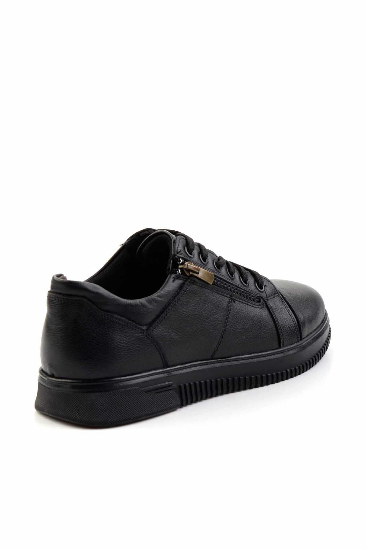 Siyah Leather Erkek Casual Ayakkabı E01398232403