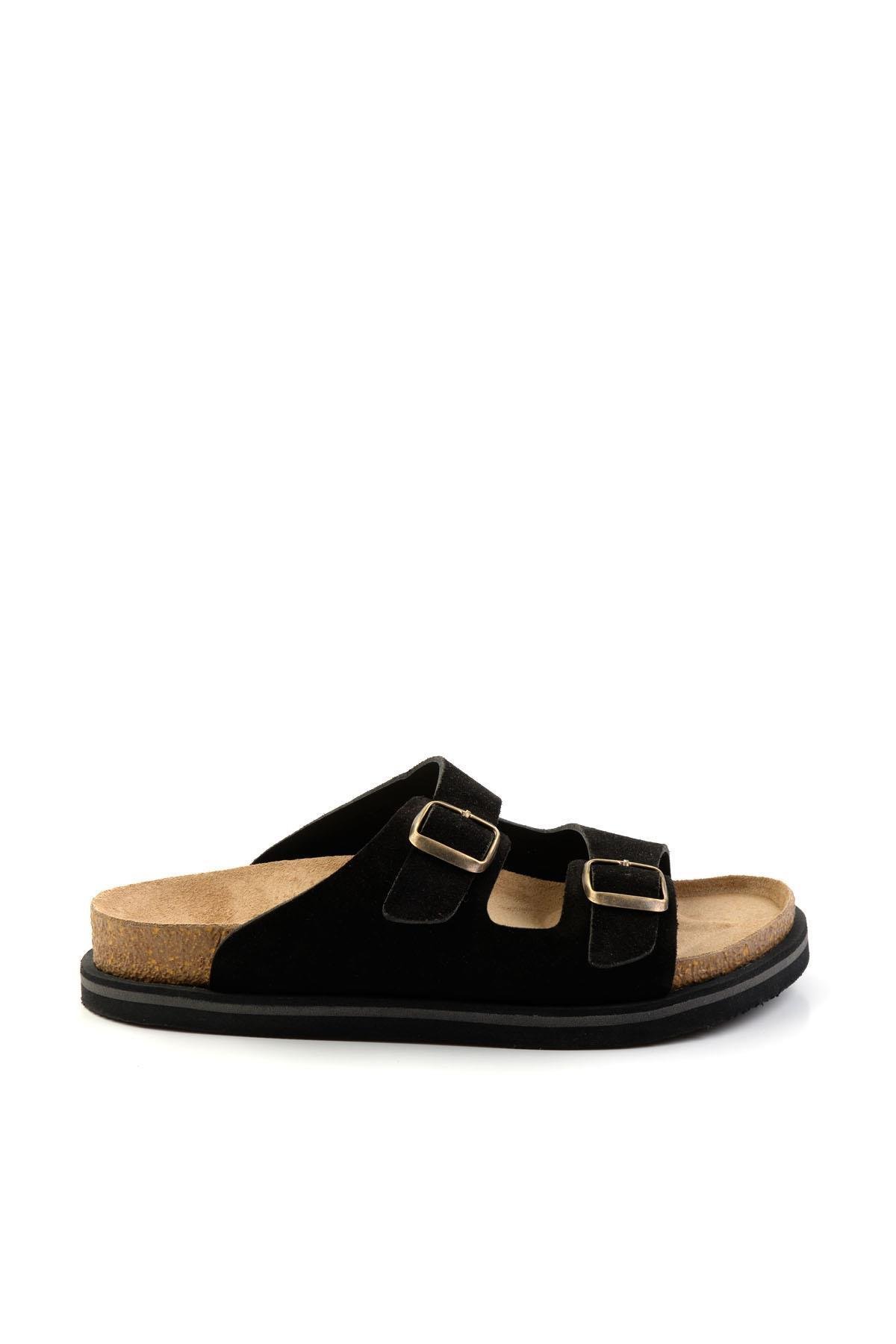 Siyah Leather Erkek Terlik E04801198002