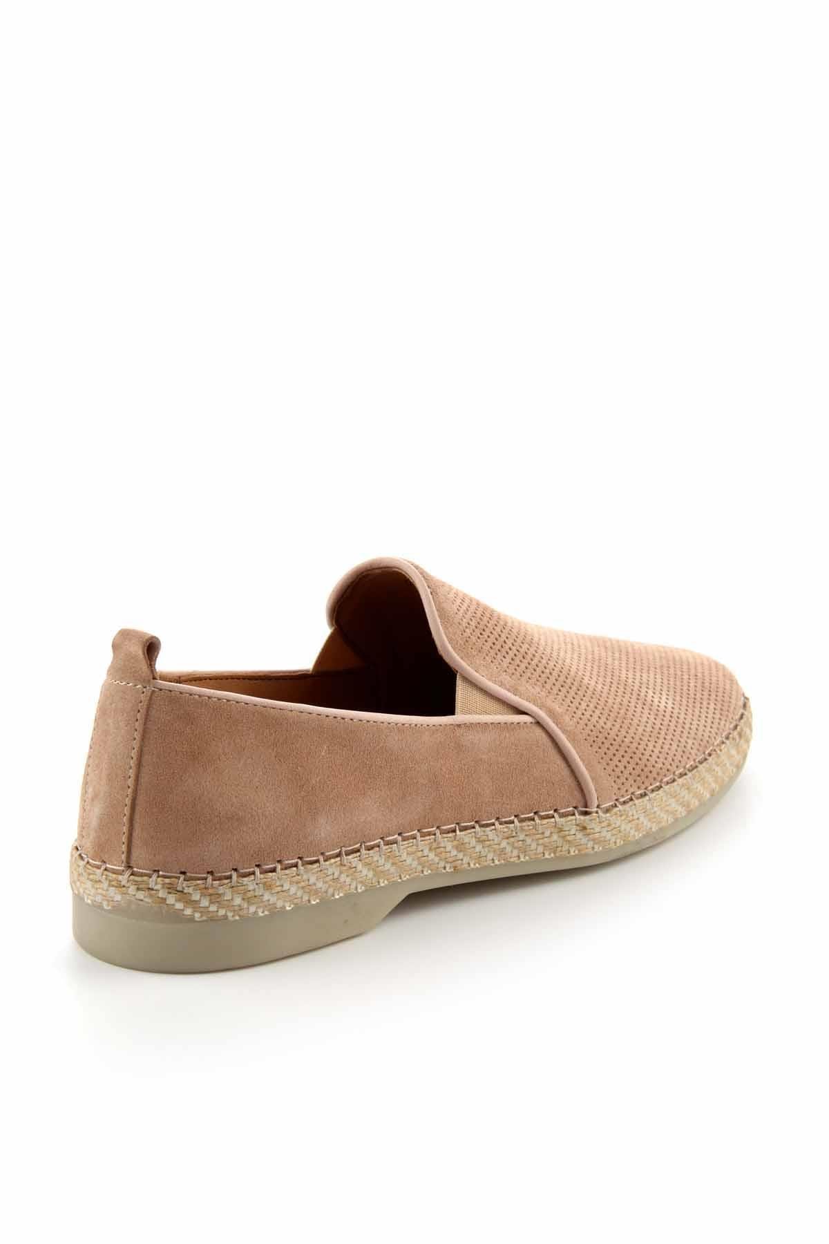 Vizon Süet Hakiki Deri Erkek Espadril E01304048102
