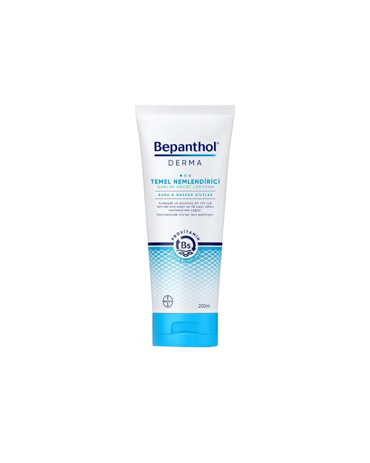 Bepanthol Derma Temel Nemlendirici Günlük Vücut Losyonu 200 ml - Kuru & Hassas Ciltler