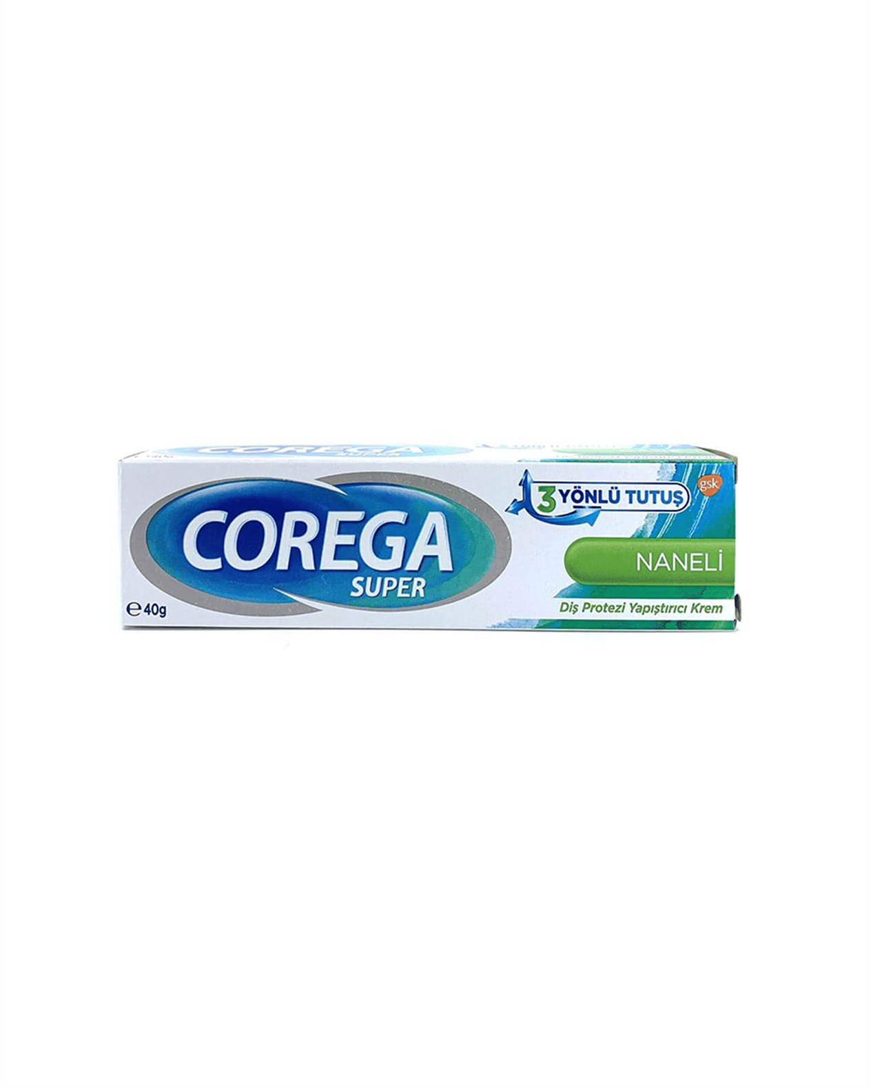 Corega Süper Protez Yapıştırıcı Krem Naneli 40gr