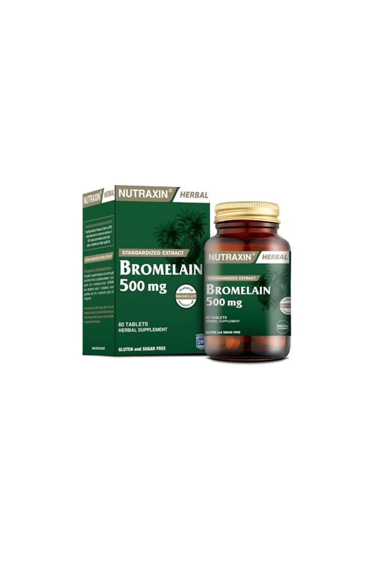 nutraxcin Bromelaın 500 mg