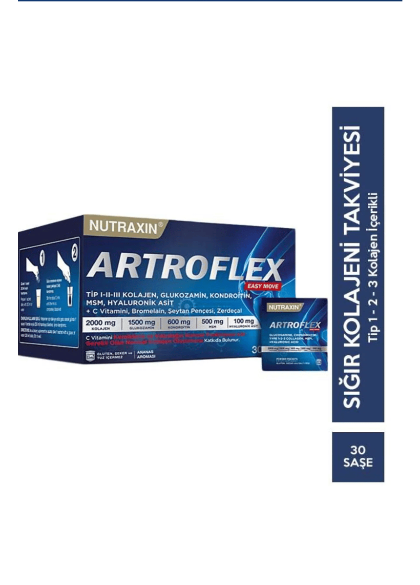 nutraxin artroflex  ananas aromalı  30 sachets