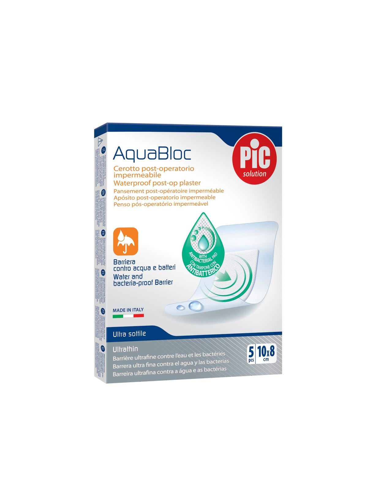 Pic Aquabloc Steril Film Pedli Yara Örtüsü 5'li Su Geçirmez