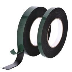 Yeşil Siyah Çift Taraflı Köpük Bant 25mm X 10 metre