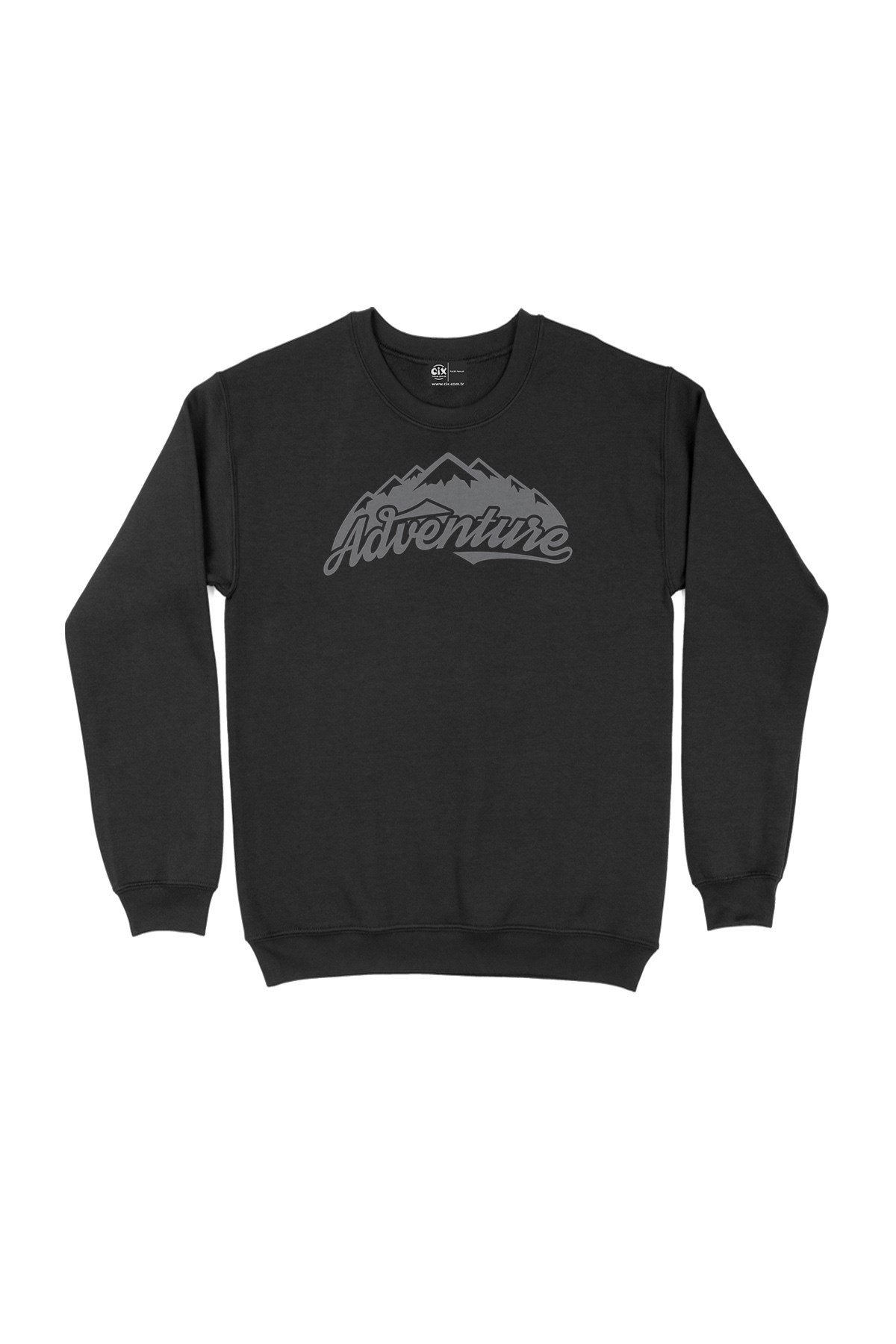 Adventure Siyah Sweatshirt
