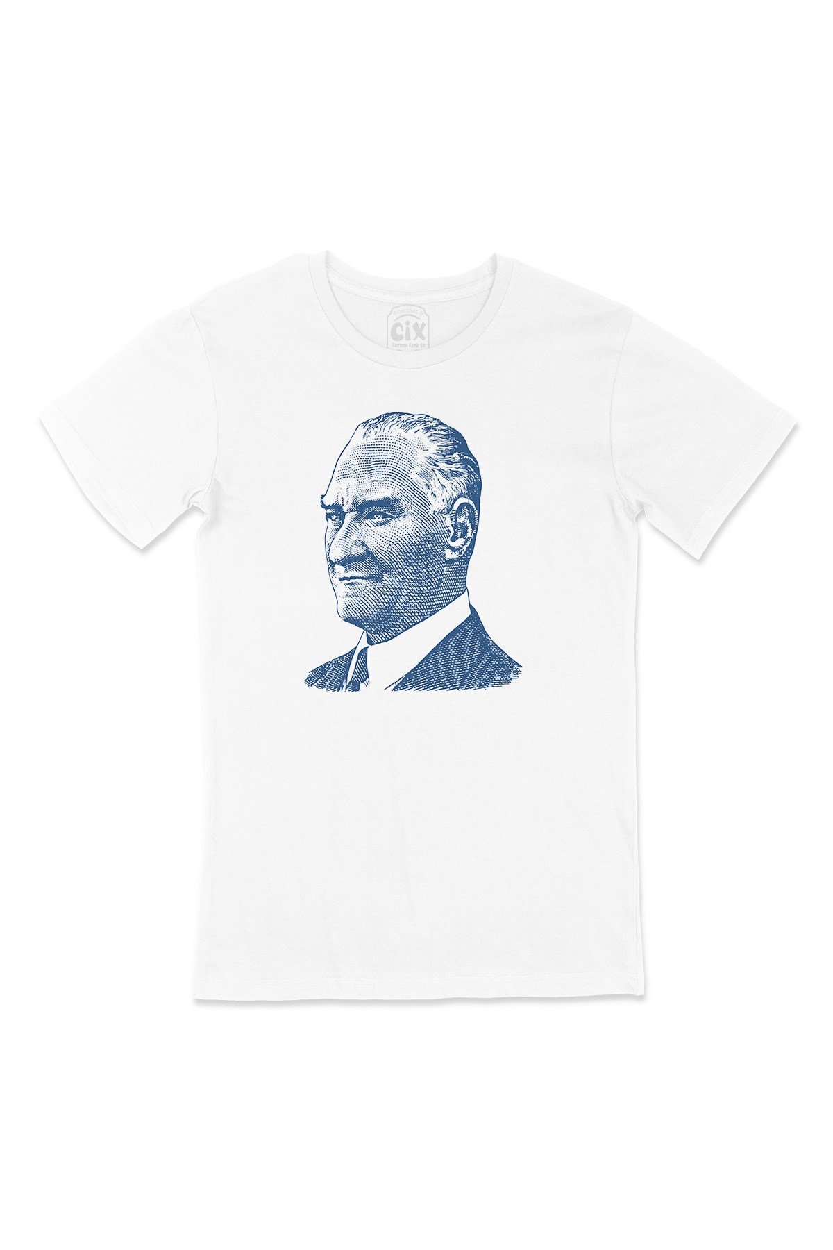Atatürk Mavi Silüetli Tişört