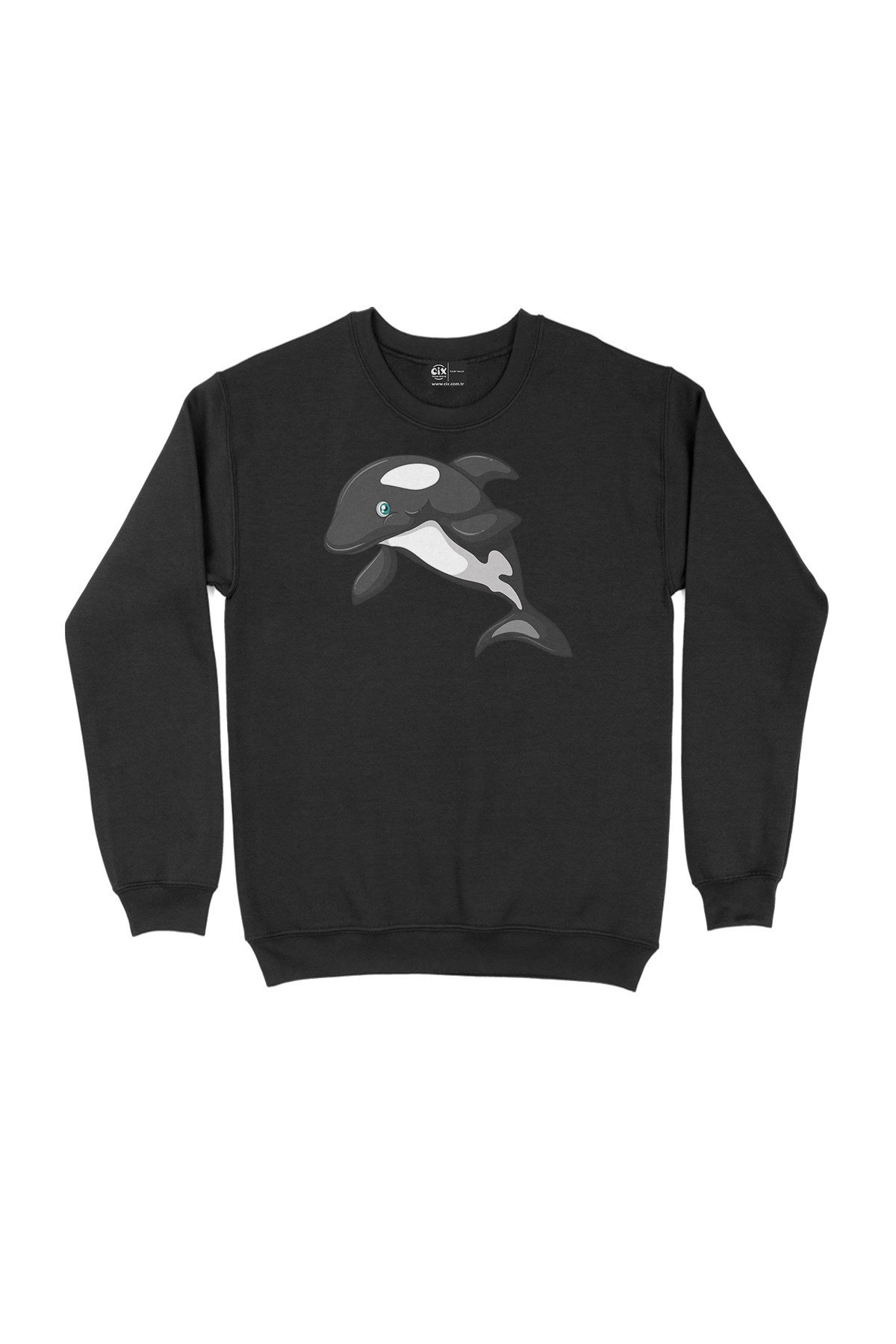 Balina Siyah Sweatshirt