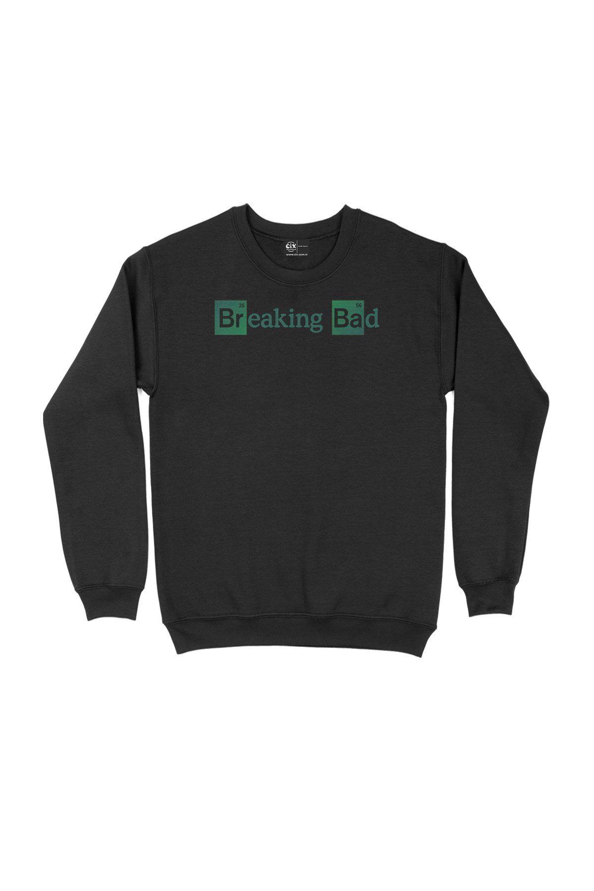 Breaking Bad Logolu Siyah Sweatshirt