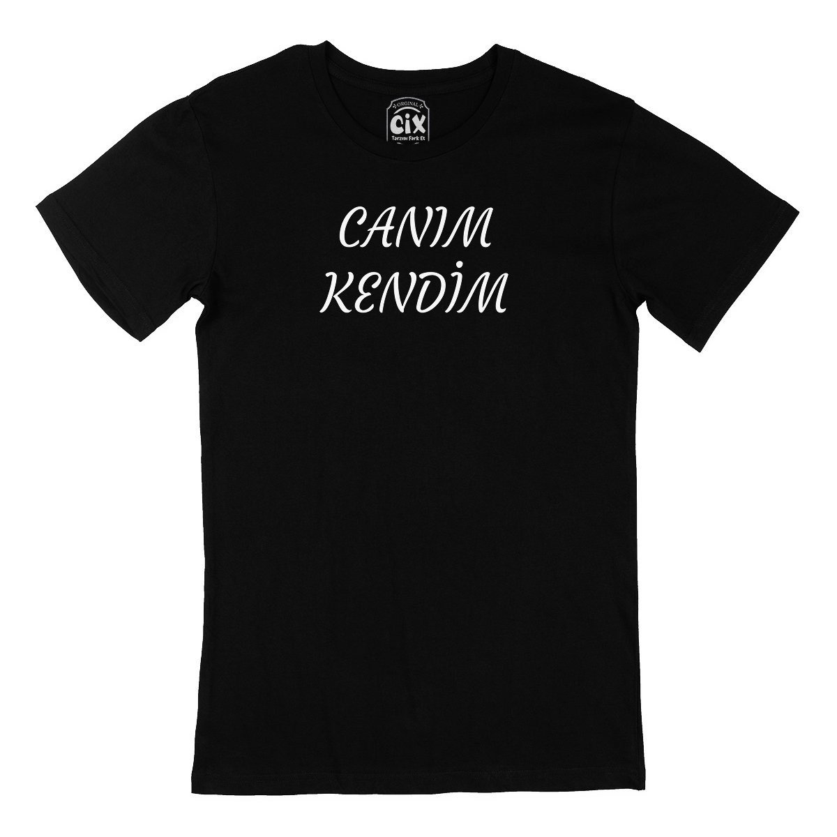 Canım Kendim Yazılı Siyah Tişört