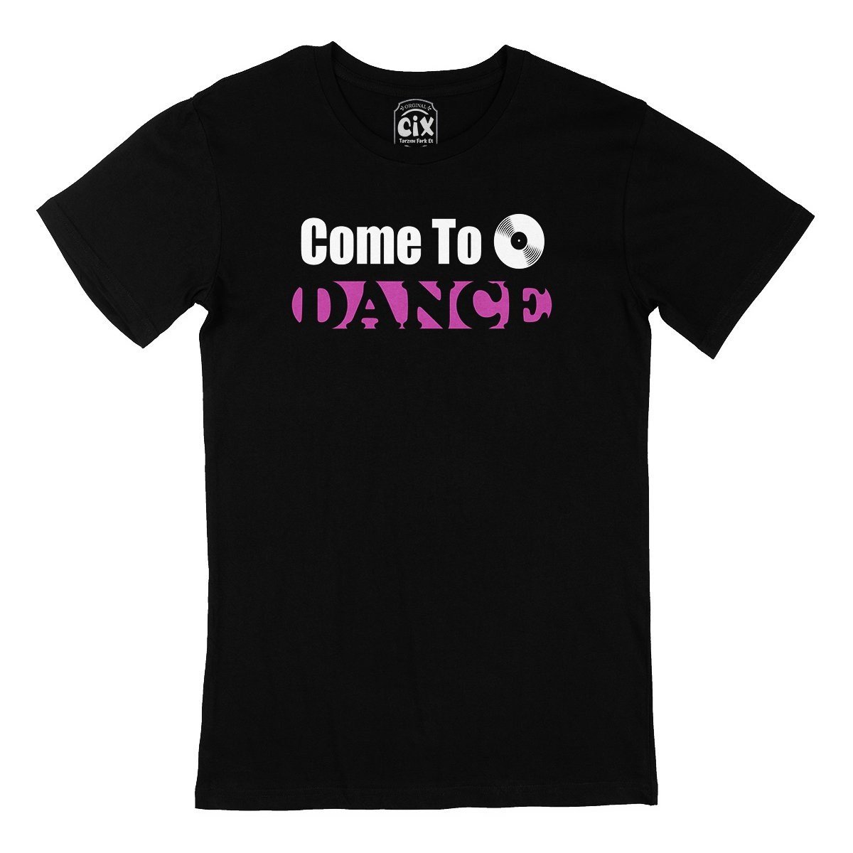 Come To Dance Siyah Tişört