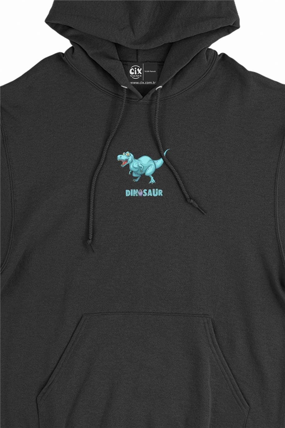 Dinozor Park Turkuaz Minimal Kapşonlu Sweatshirt Hoodie Dinozor Park Turkuaz Minimal Kapşonlu Sweatshirt Hoodie - Ücretsiz Kargo