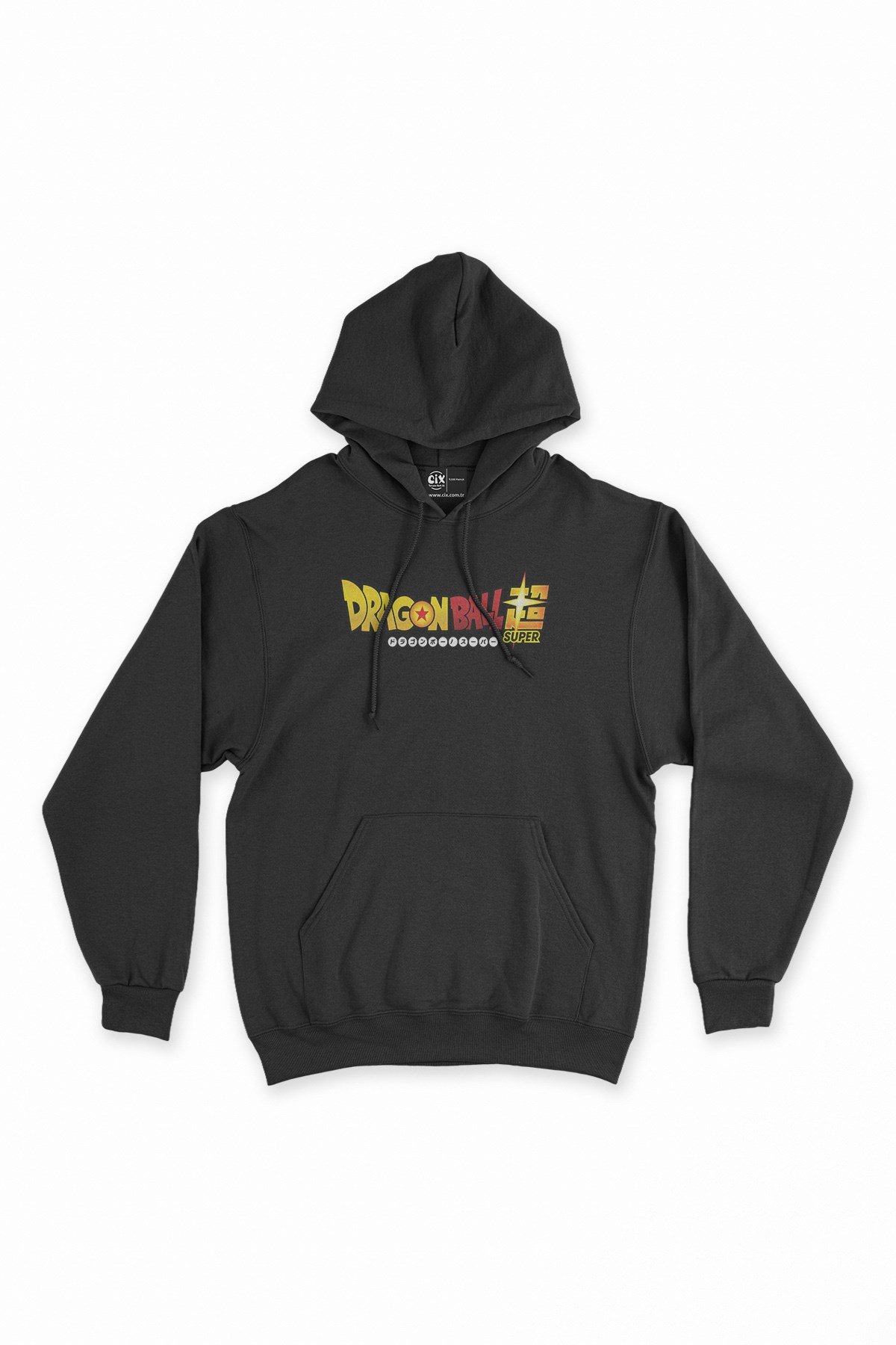 Dragol Ball Super Siyah Kapşonlu Sweatshirt Hoodie
