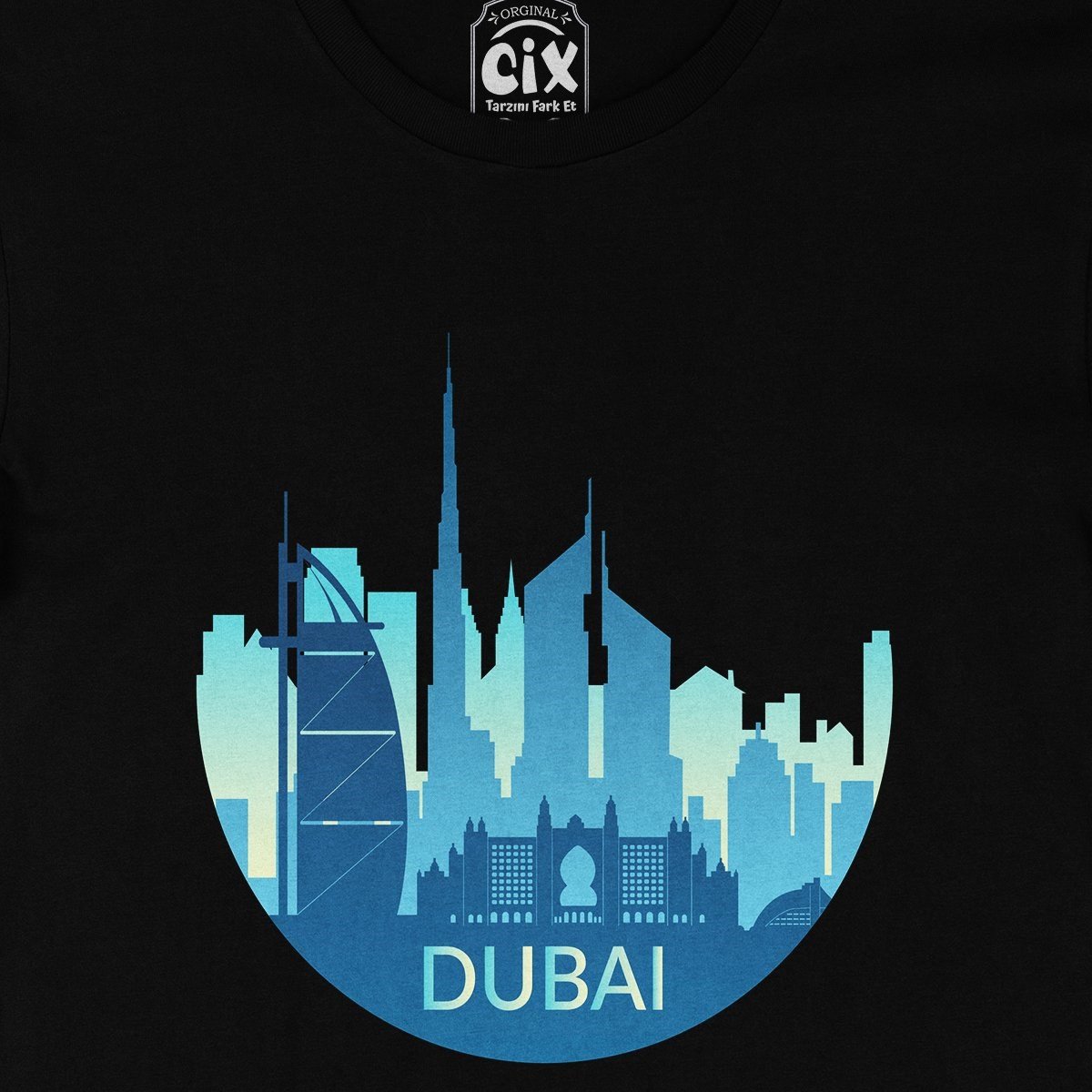 Dubai Siyah Tişört