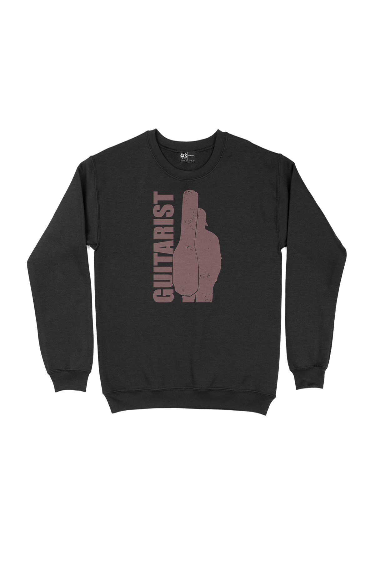Gitarist Siyah Sweatshirt