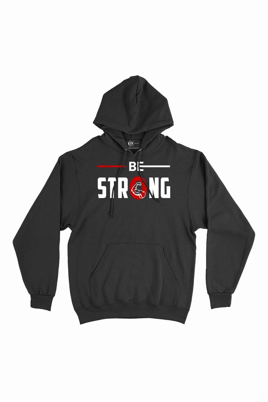 Güçlü Ol Be Strong Kapşonlu Sweatshirt Hoodie Güçlü Ol Be Strong Kapşonlu Sweatshirt Hoodie - Ücretsiz Kargo