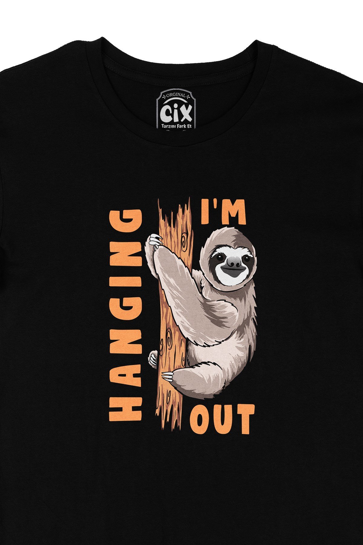 Hanging Out Koala Siyah Tişört