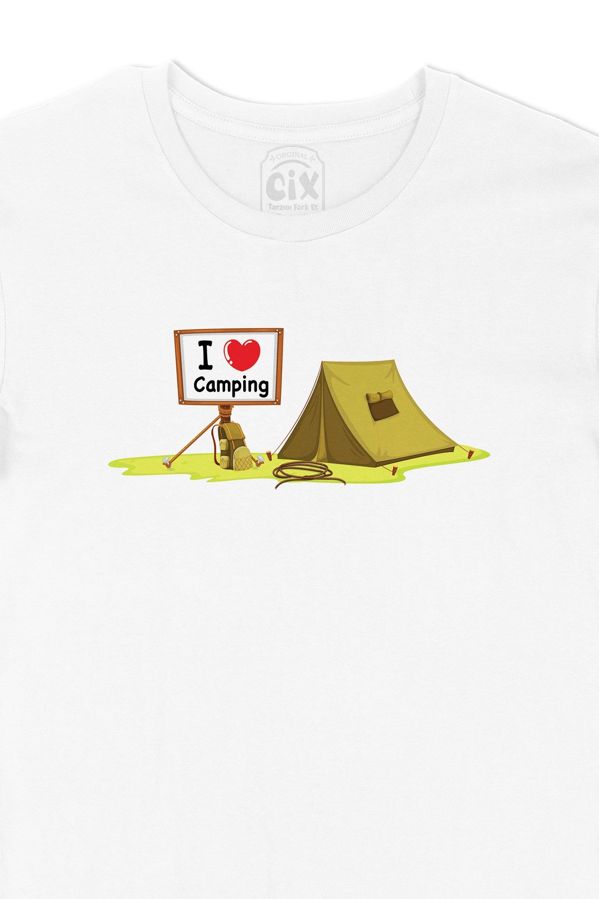 I Love Camping Tişört