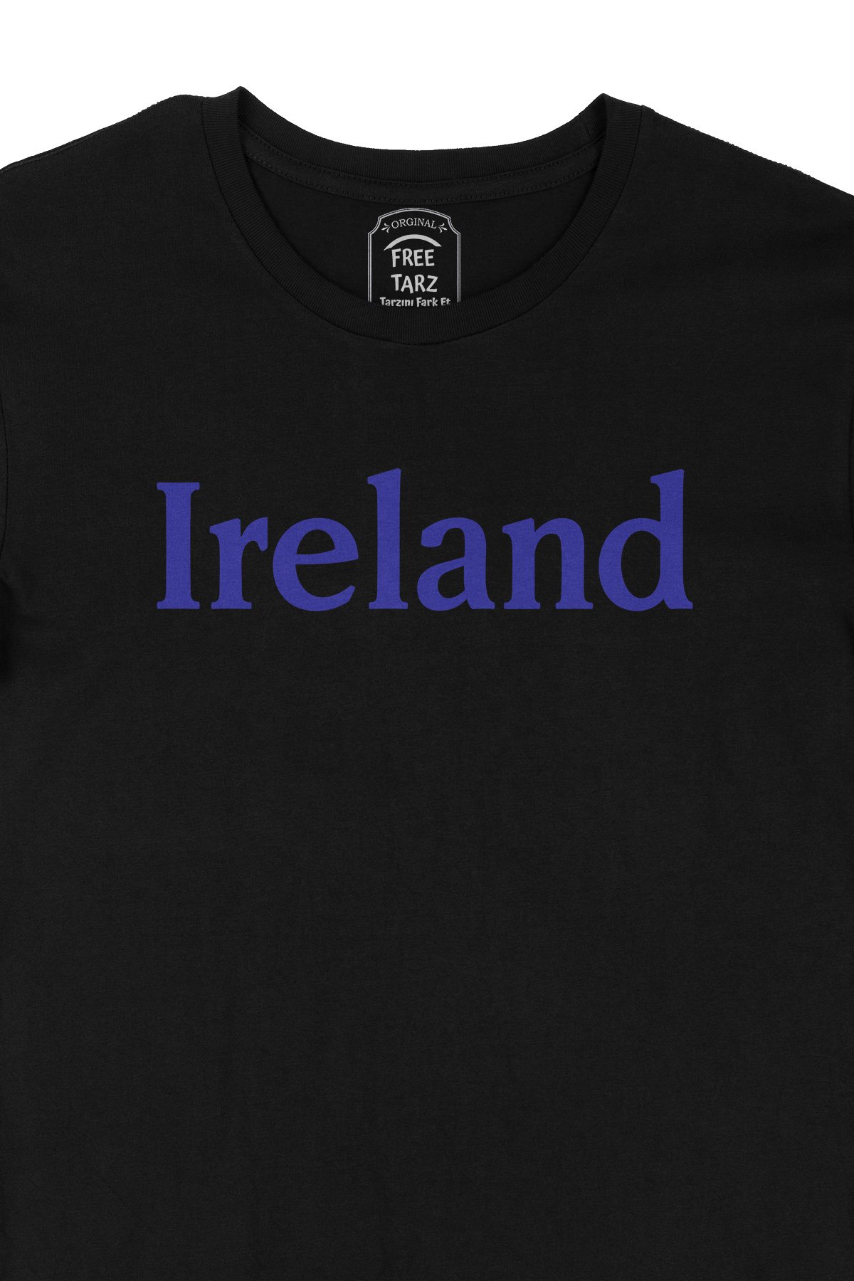 İrlanda İreland Büyük Baskılı Siyah Tişört İrlanda İreland Büyük Baskılı Siyah Tişört - Ücretsiz Kargo