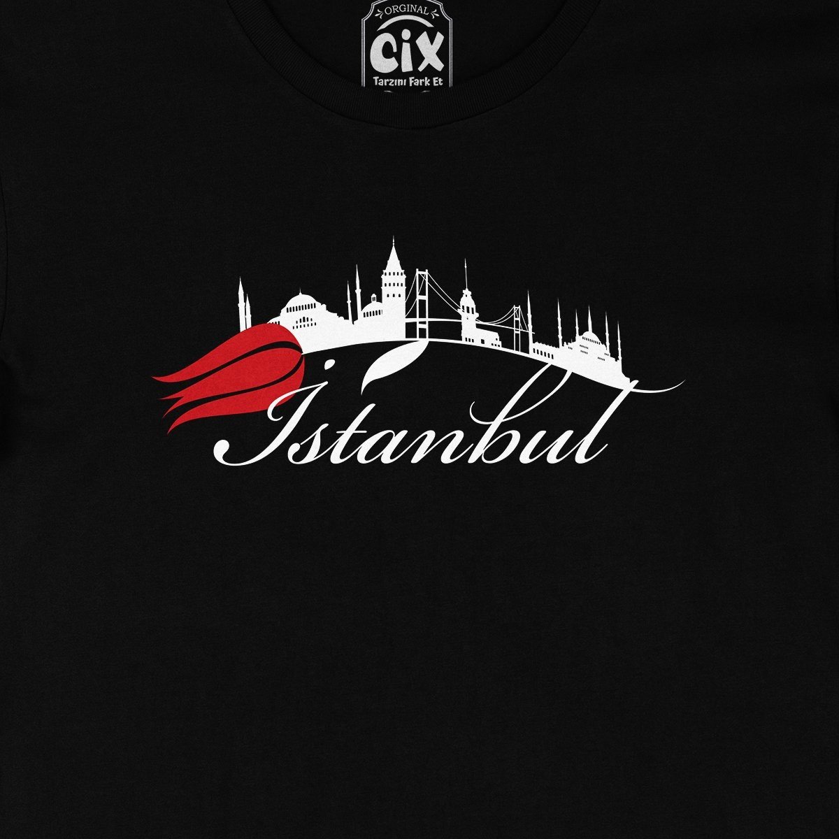 İstanbul Laleli Siyah Tişört