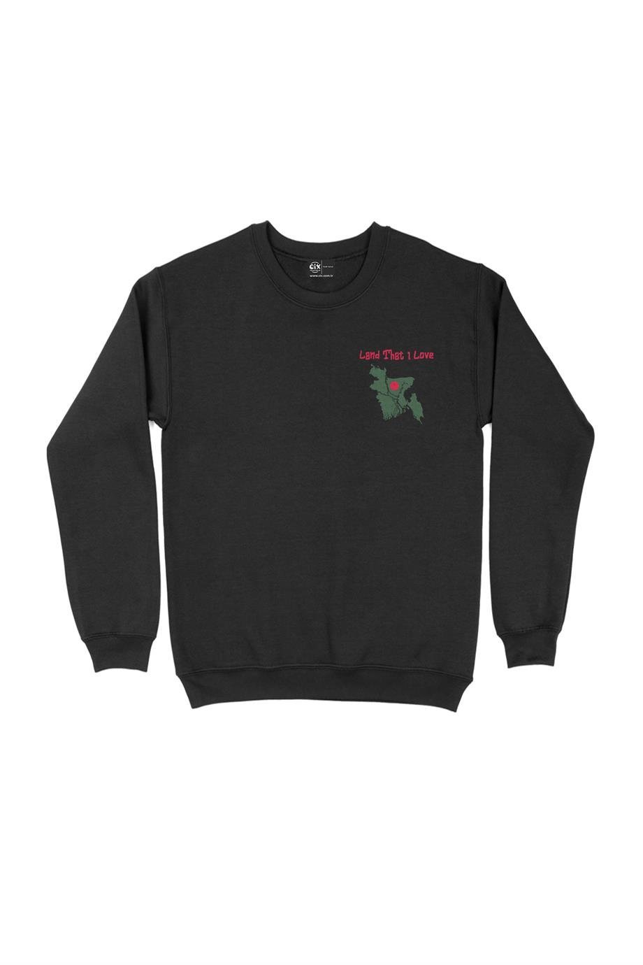 Land That I Love Bangladeş Cep Tasarım Baskılı Sweatshirt Land That I Love Bangladeş Cep Tasarım Baskılı Sweatshirt - Ücretsiz Kargo