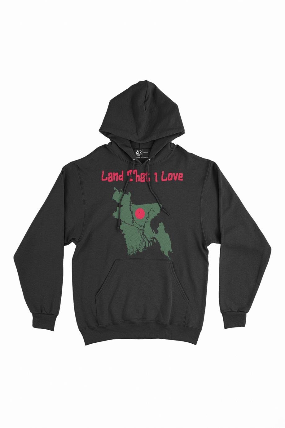 Land That I Love Bangladeş Kapşonlu Sweatshirt Hoodie Land That I Love Bangladeş Kapşonlu Sweatshirt Hoodie - Ücretsiz Kargo