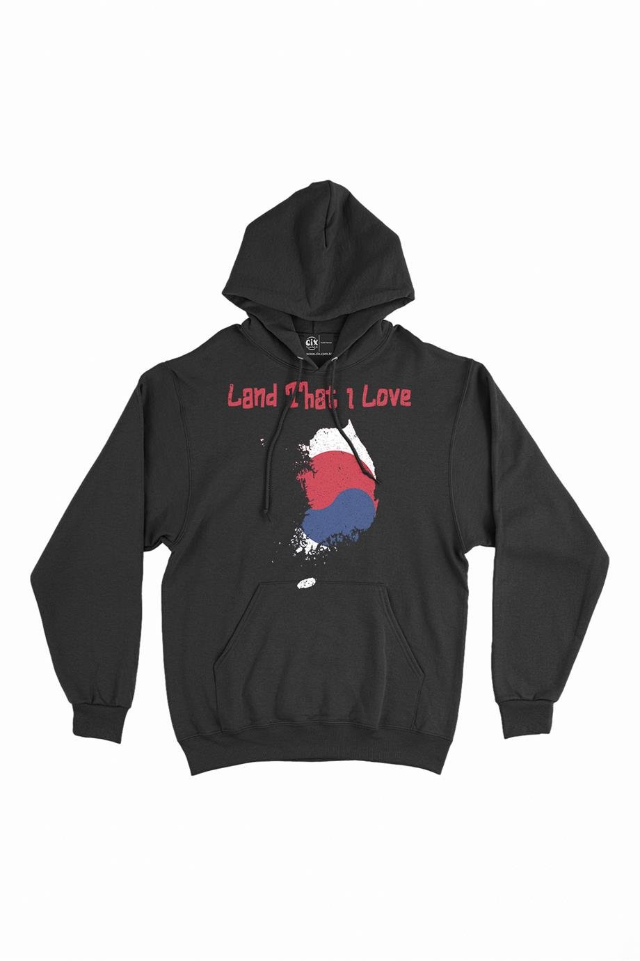 Land That I Love Güney Kore Kapşonlu Sweatshirt Hoodie Land That I Love Güney Kore Kapşonlu Sweatshirt Hoodie - Ücretsiz Kargo