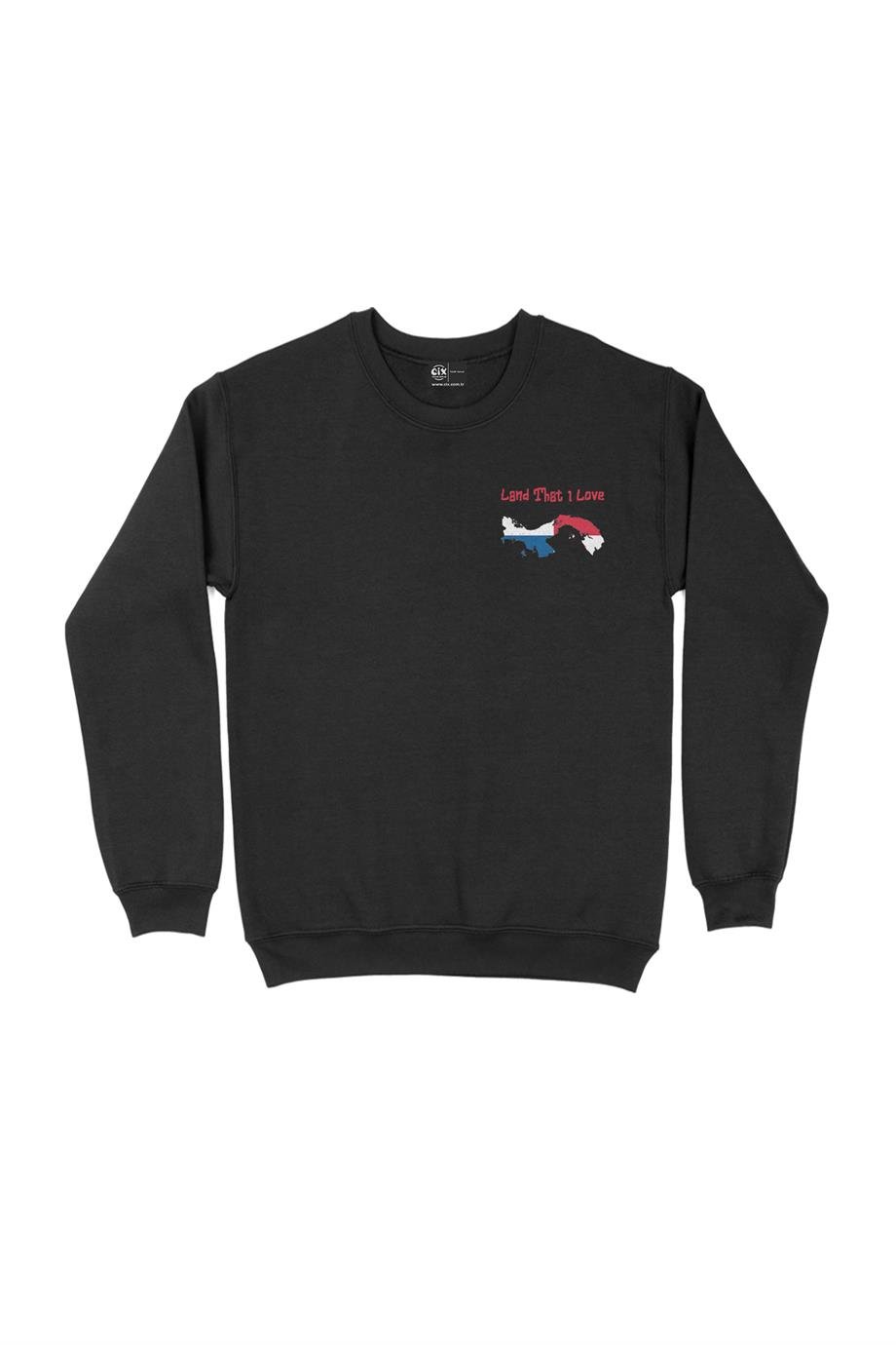Land That I Love Panama Cep Tasarım Baskılı Sweatshirt Land That I Love Panama Cep Tasarım Baskılı Sweatshirt - Ücretsiz Kargo