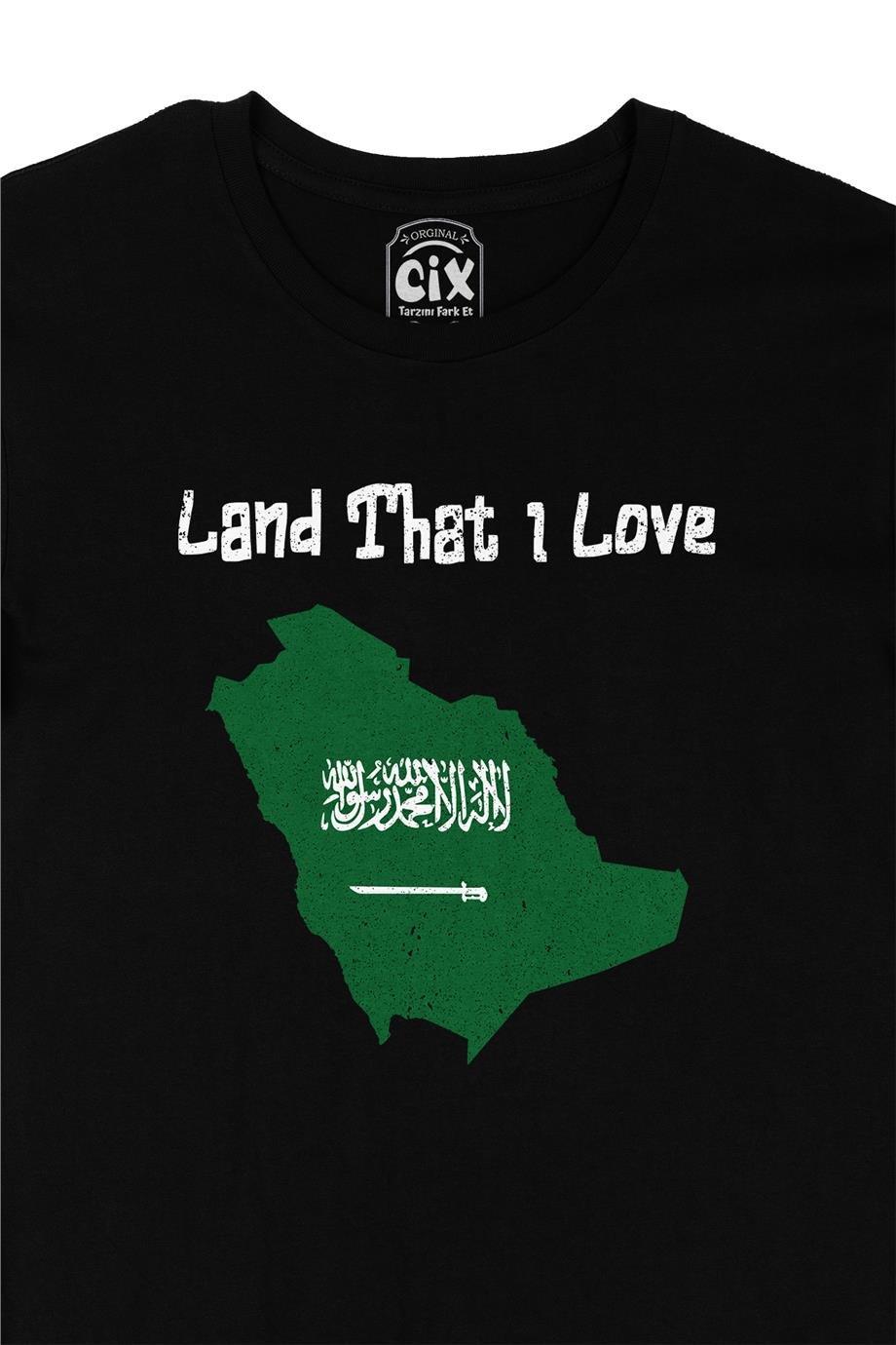 Land That I Love Suudi Siyah Tişört