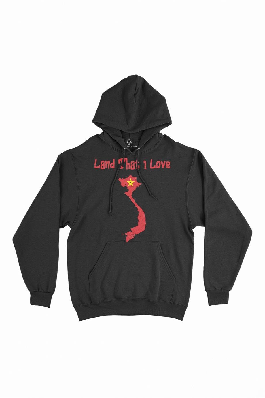 Land That I Love Vietnam Kapşonlu Sweatshirt Hoodie Land That I Love Vietnam Kapşonlu Sweatshirt Hoodie - Ücretsiz Kargo