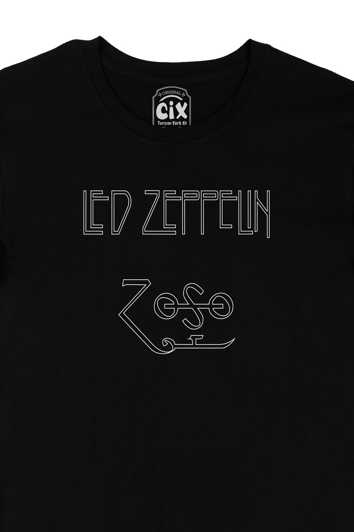 Led Zeppelin Jimmy Page Siyah Tişört