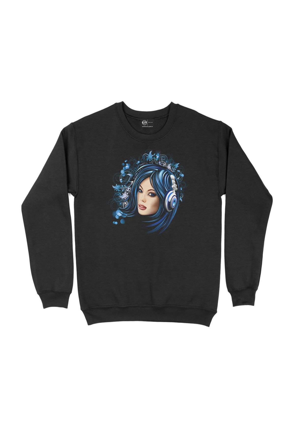 Mavili Kız Siyah Sweatshirt