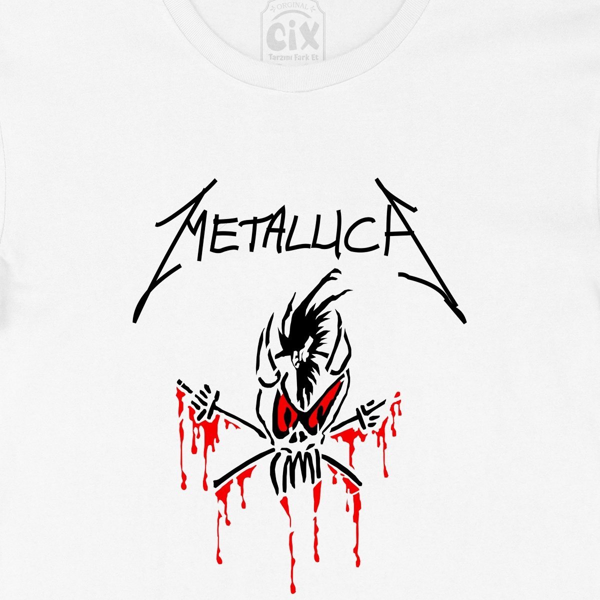 Metallica Kırmızı Logolu Tişört