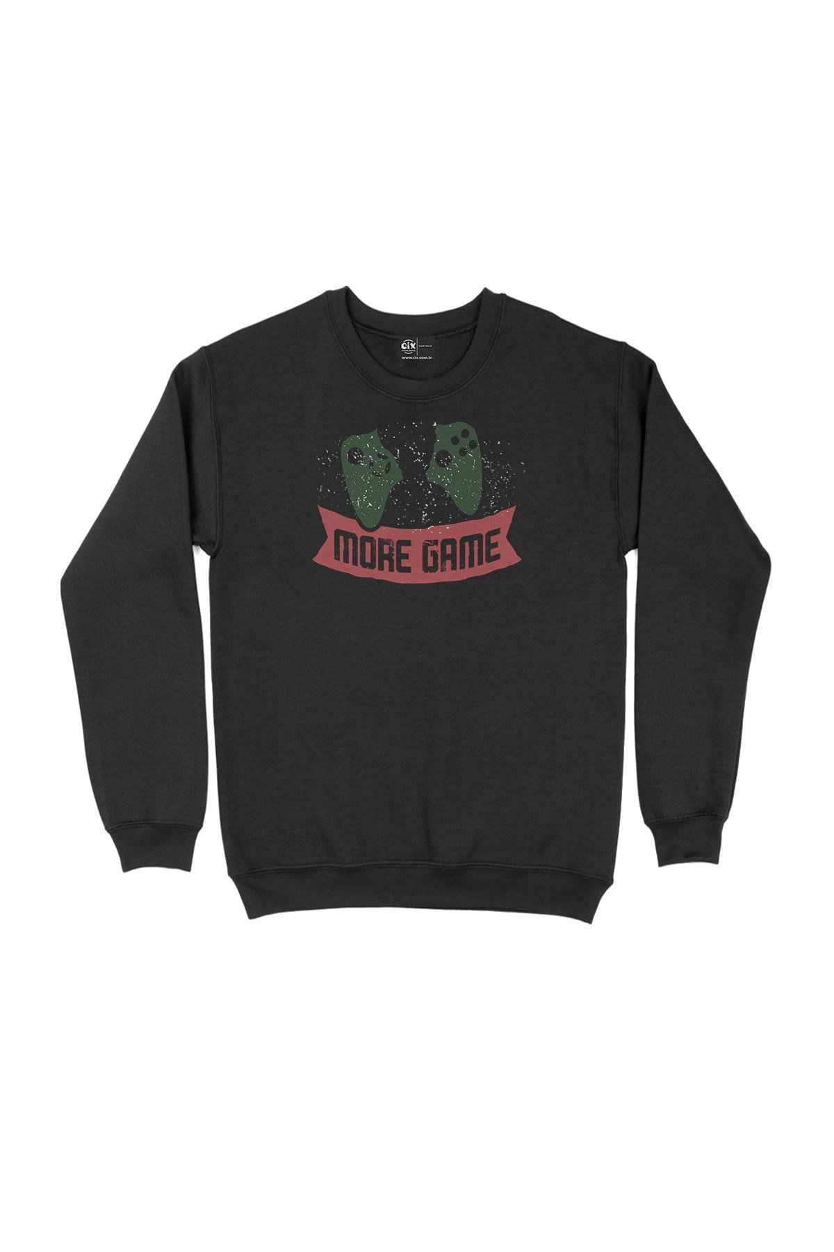 More Game Siyah Sweatshirt
