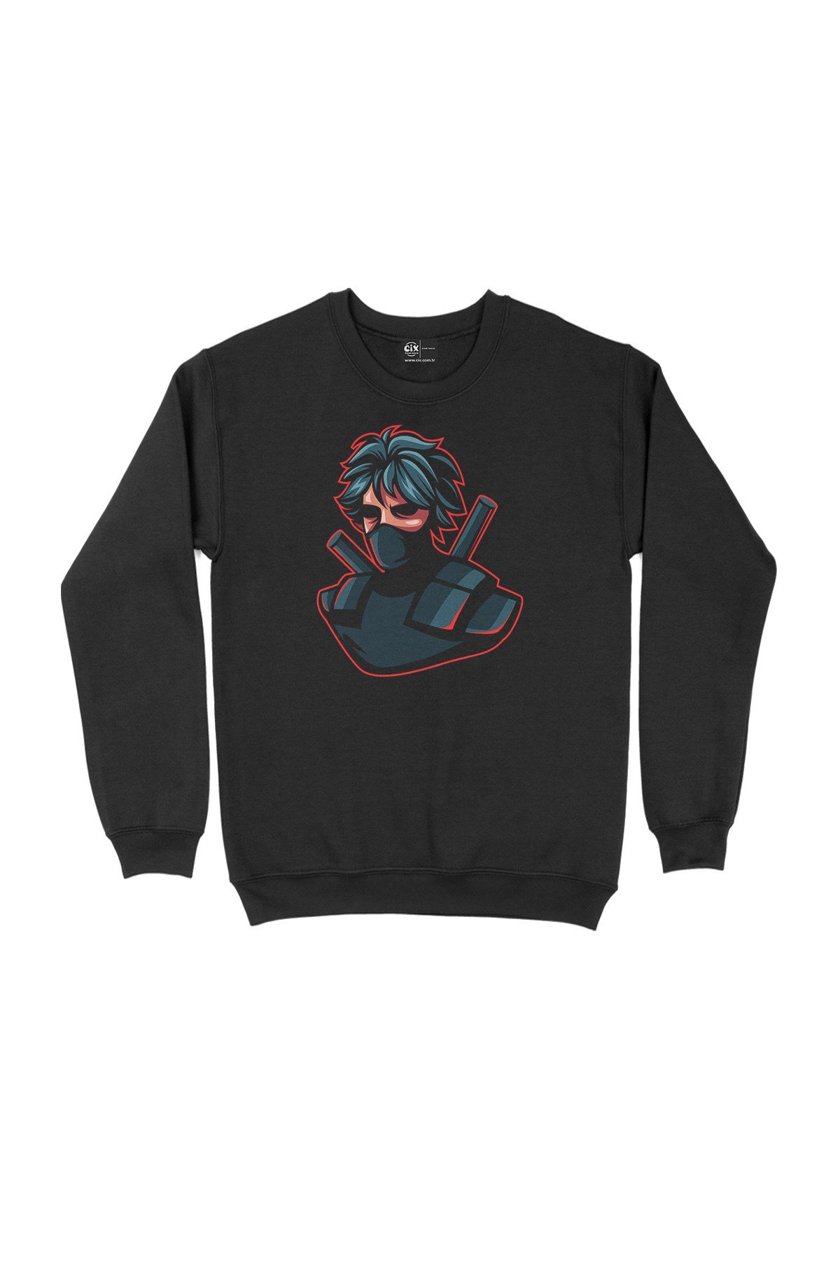Ninja Assassin Siyah Sweatshirt