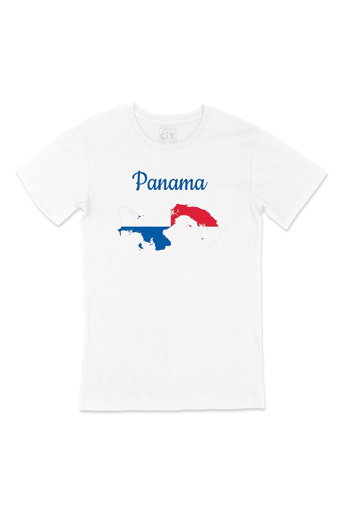 Panama Haritalı ve Bayraklı Tişört