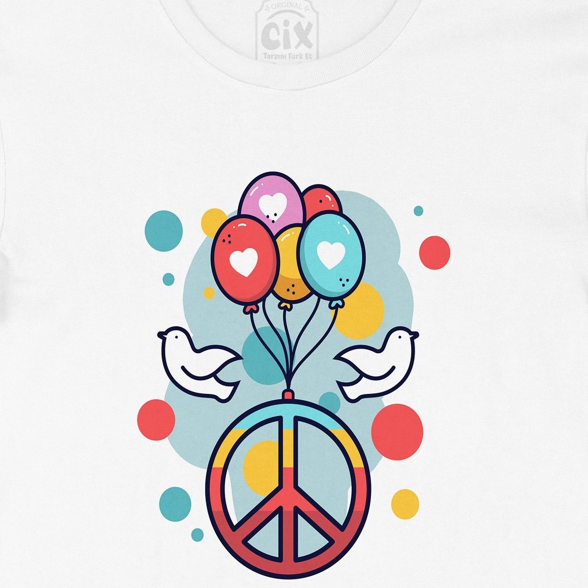 Peace And Love Tişört
