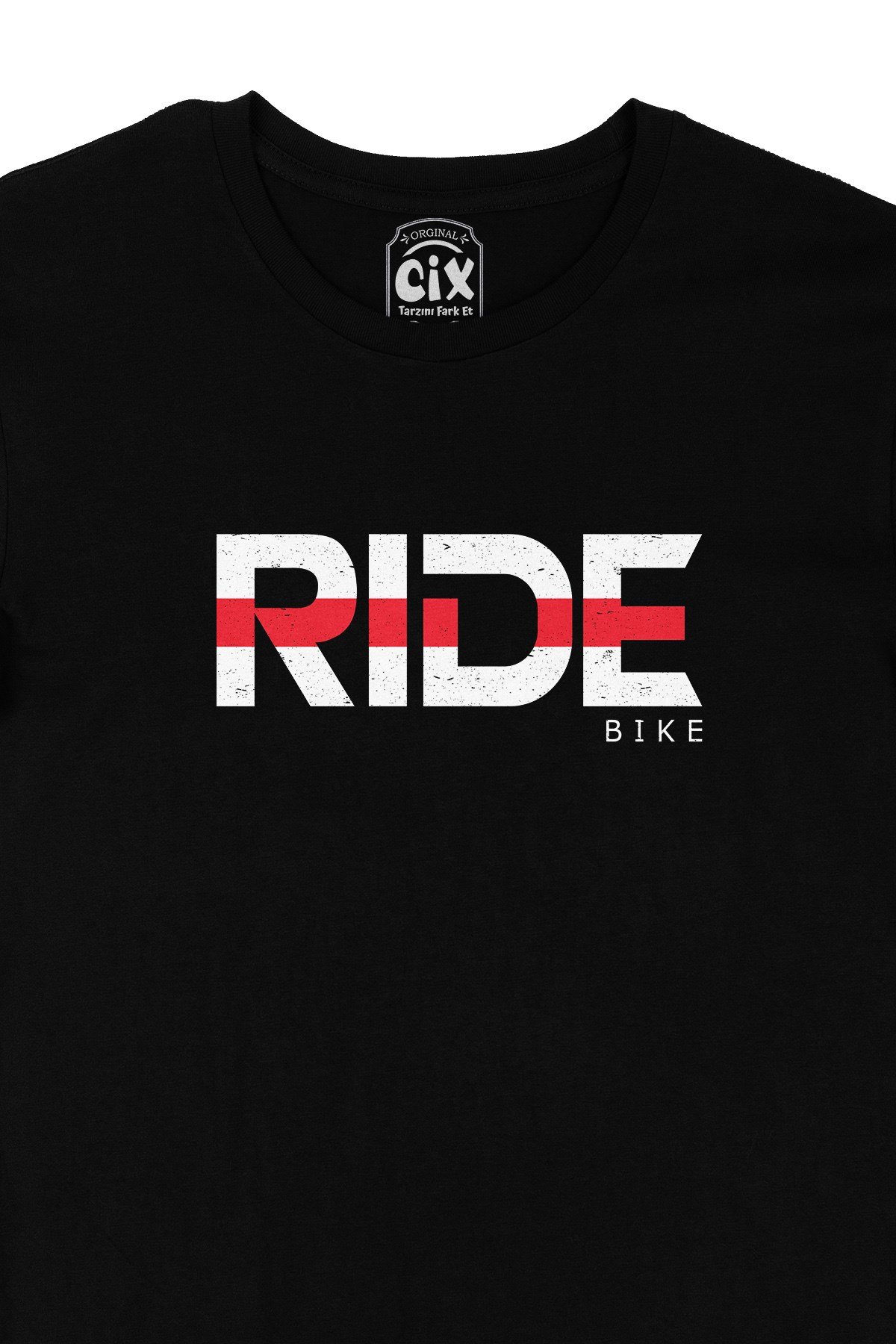 Ride Bike Bisikletçi Siyah Tişört