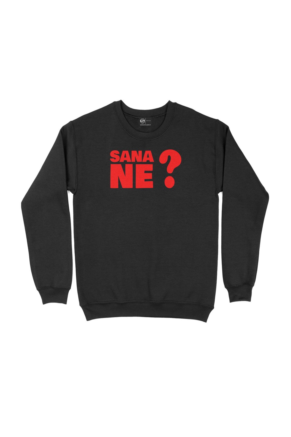 Sana Ne Siyah Sweatshirt