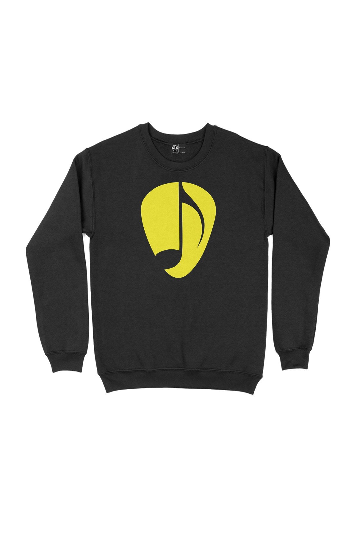 Sarı Nota Siyah Sweatshirt