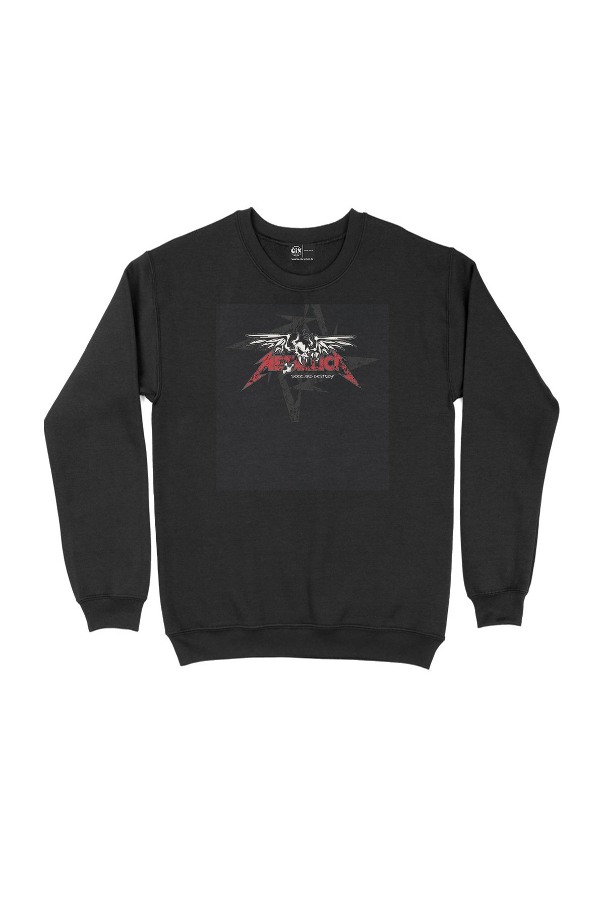 Seek And Destroy Metallica Siyah Sweatshirt