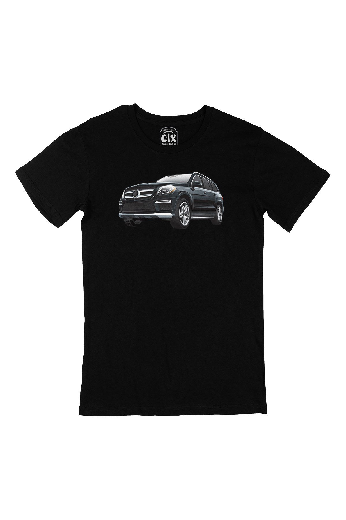 Siyah Suv Araba Siyah Tişört