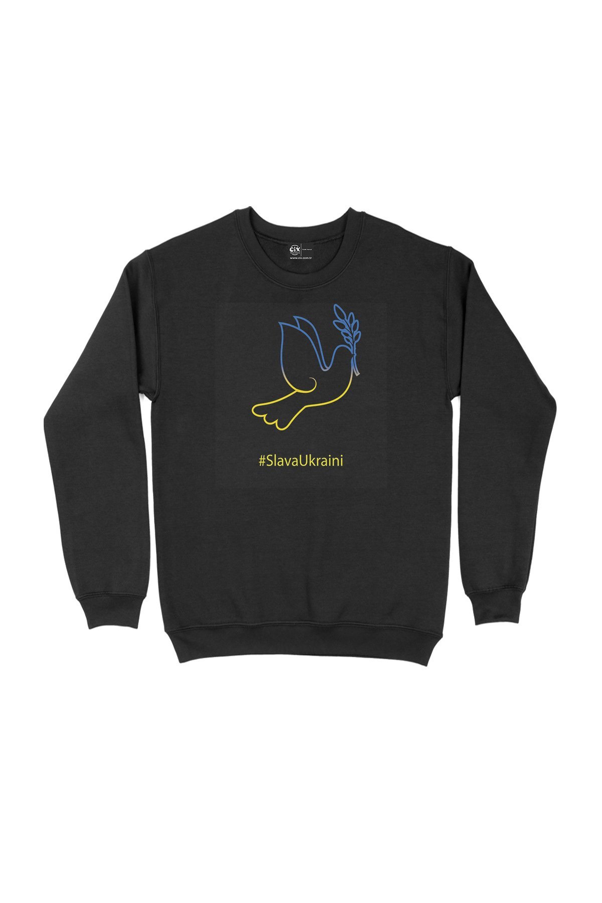 Slava Ukraini Logo Siyah Sweatshirt