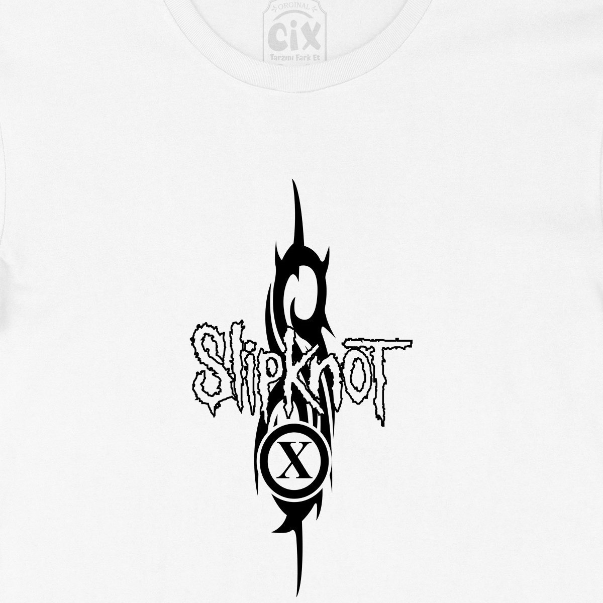 Slipknot Logo Tasarımlı Tişört